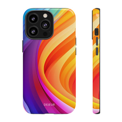 Rainbow Waves - iPhone Tough Case