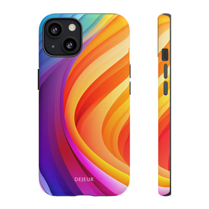 Rainbow Waves - iPhone Tough Case