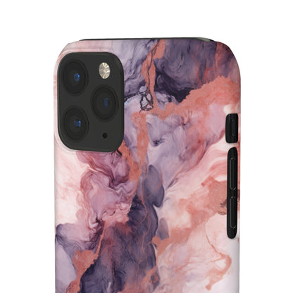 Royal Purple Marble - iPhone Snap Case