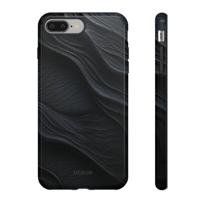 Charcoal Ripples - iPhone Tough Case