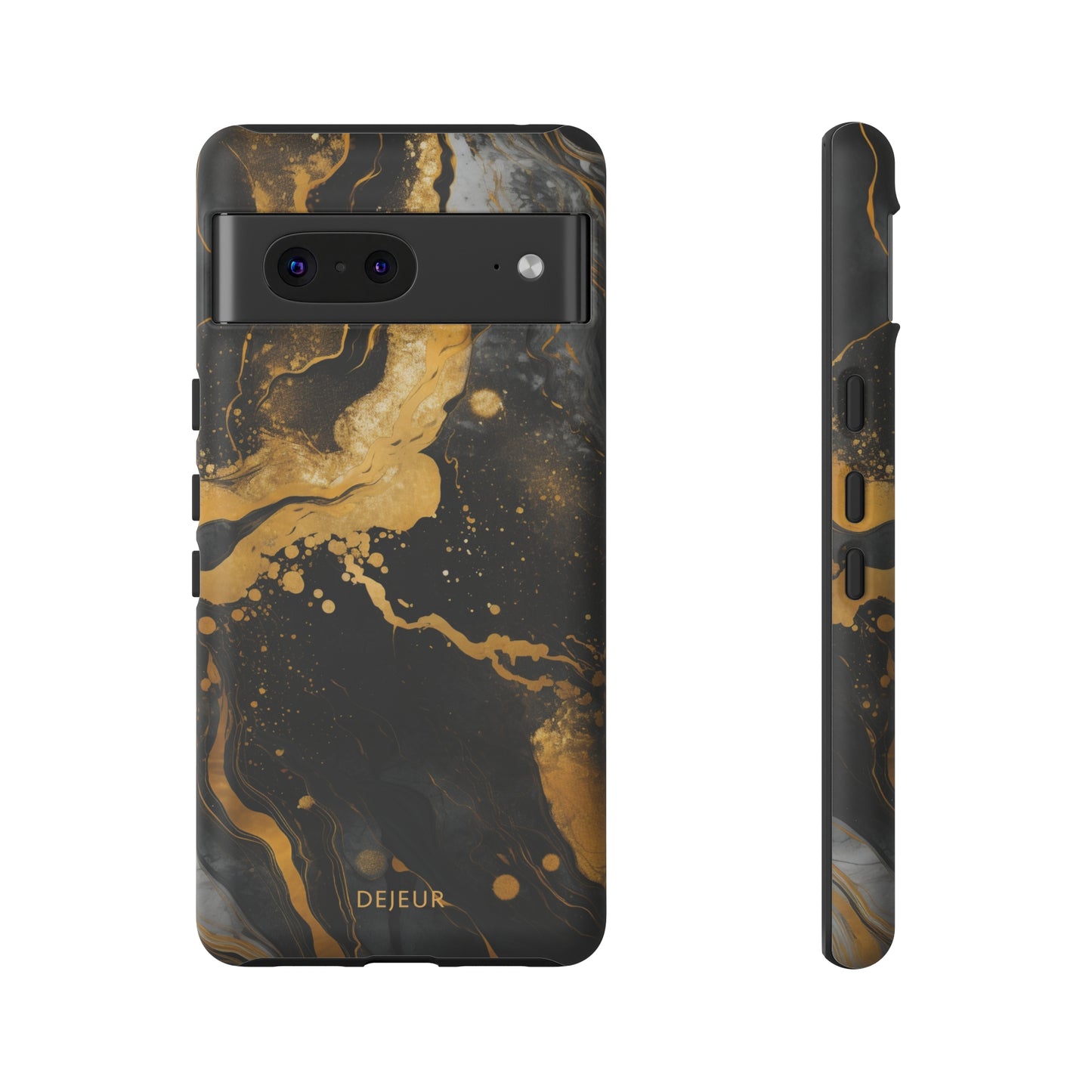 Gold & Black Marble - Google Pixel Tough Case