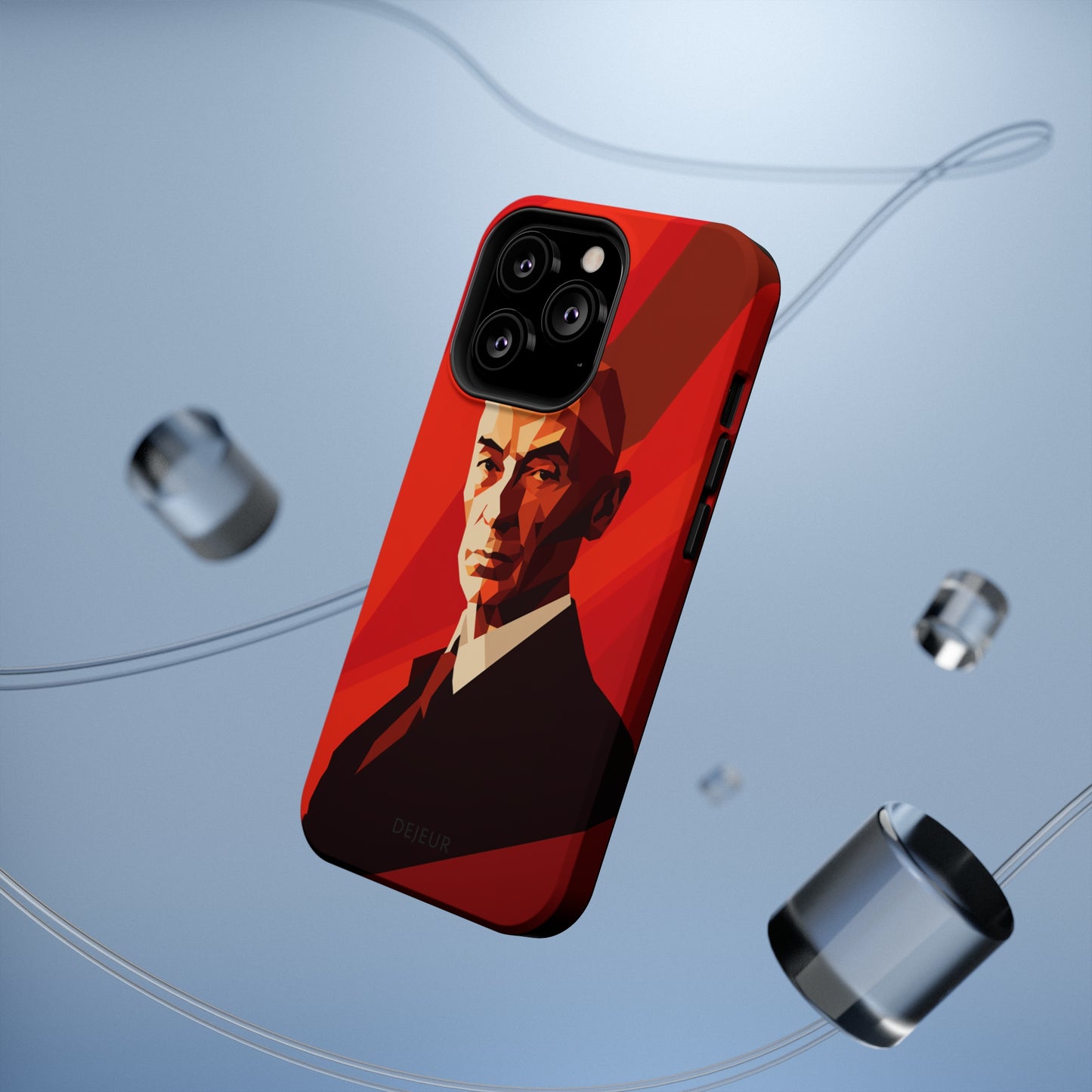 Oppenheimer Minimalist Portrait - iPhone MagSafe Tough Case