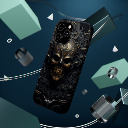 Dark Bronze Skull - iPhone MagSafe Tough Case