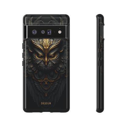 Golden Dark Owl - Google Pixel Tough Case