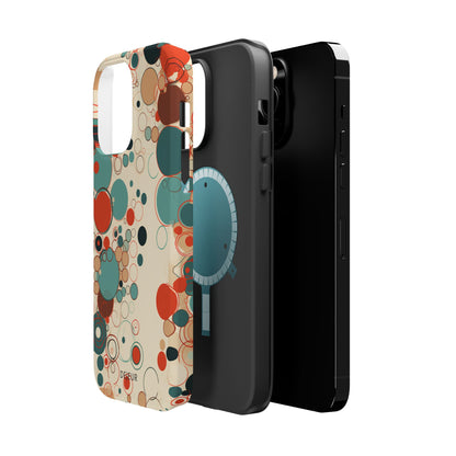 Pastel Line Circles - iPhone MagSafe Tough Case