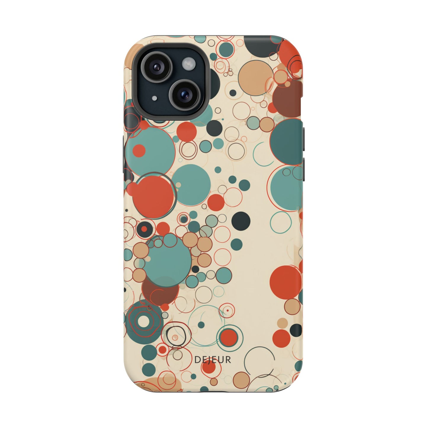 Pastel Line Circles - iPhone MagSafe Tough Case