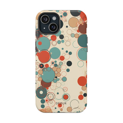 Pastel Line Circles - iPhone MagSafe Tough Case