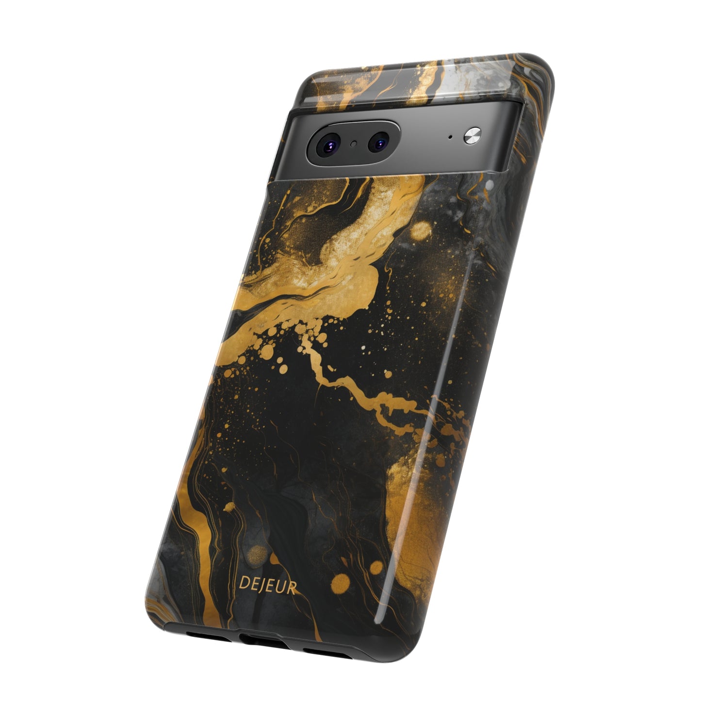 Gold & Black Marble - Google Pixel Tough Case