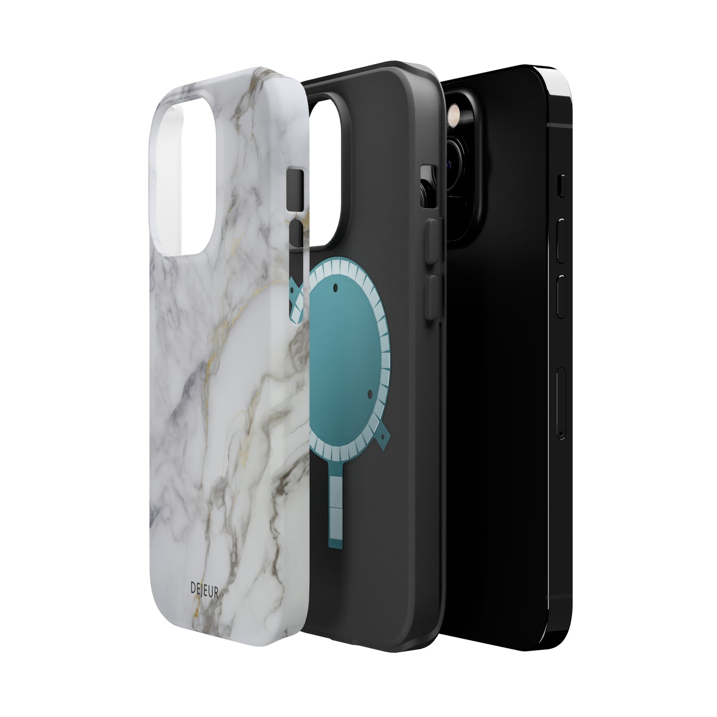 Touch of Gold Classic Marble - iPhone MagSafe Tough Case