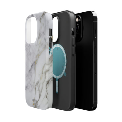 Touch of Gold Classic Marble - iPhone MagSafe Tough Case