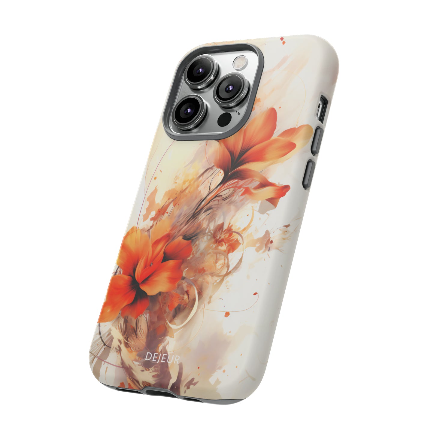 Classic Floral Beige - iPhone Tough Case