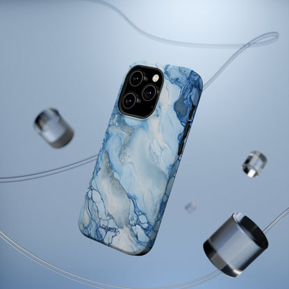 Sky Blue Marble - iPhone MagSafe Tough Case