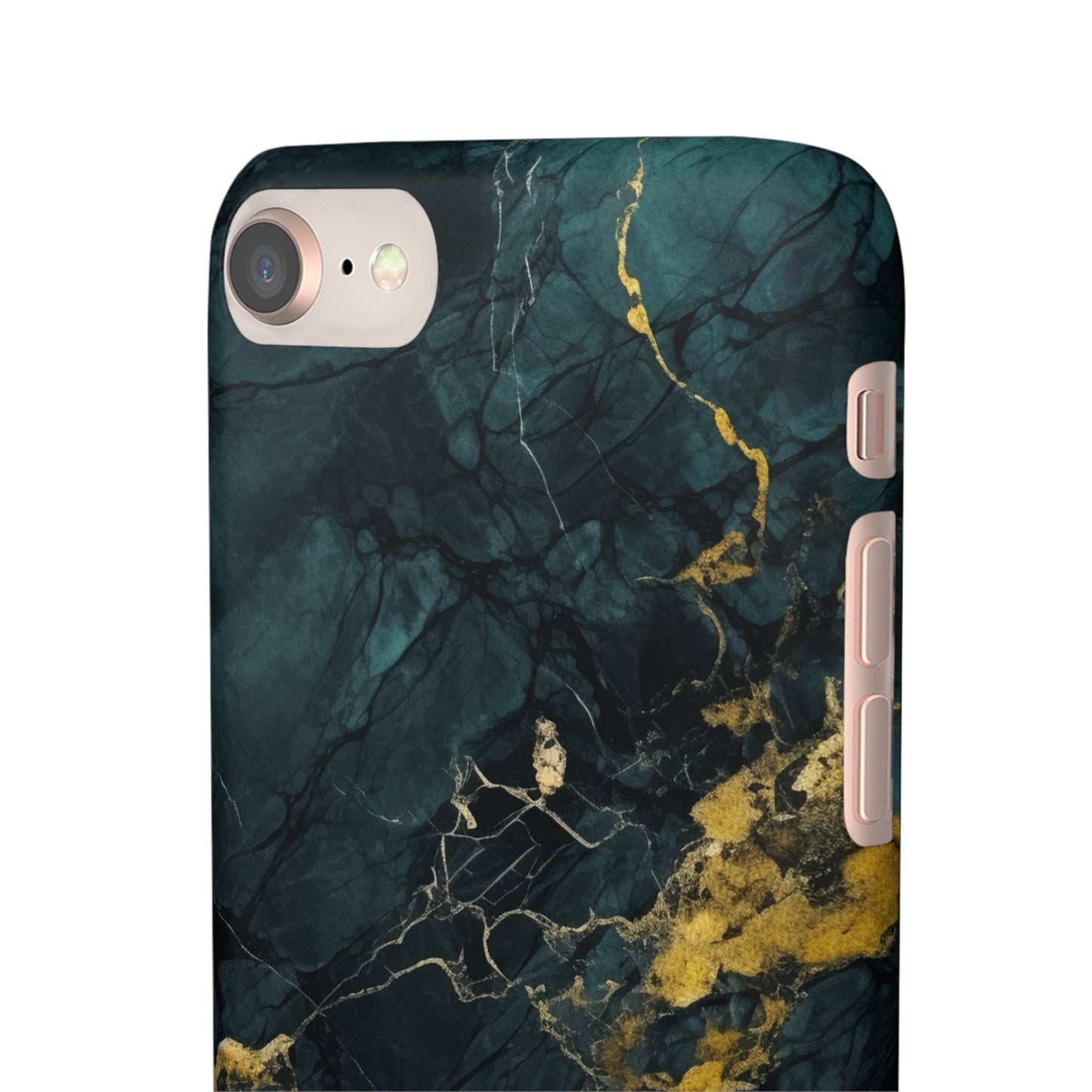 Gold Shadow Marble - iPhone Snap Case