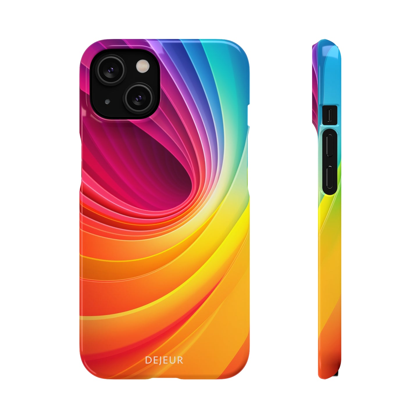 Rainbow Swirl - iPhone Snap Case