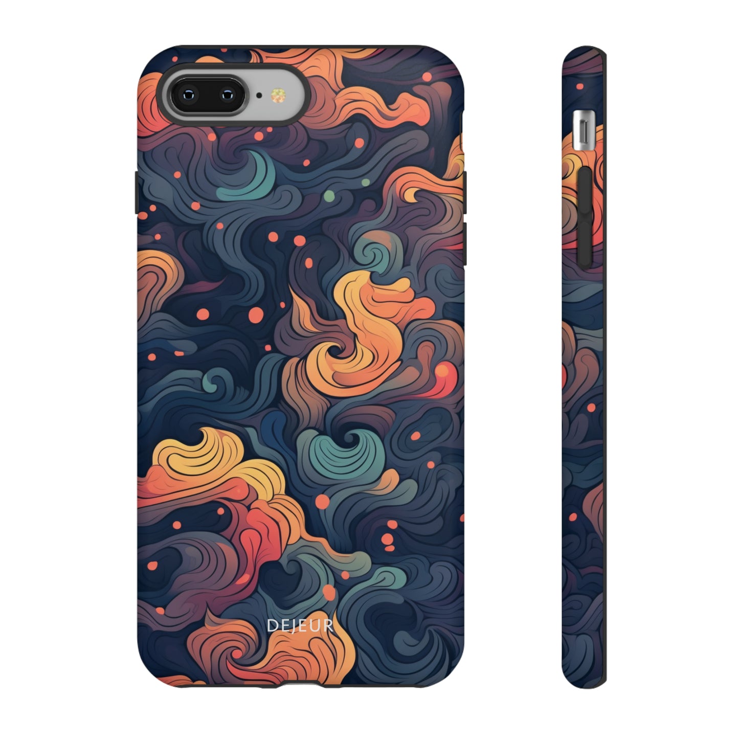 Fox Tail Swirls - iPhone Tough Case