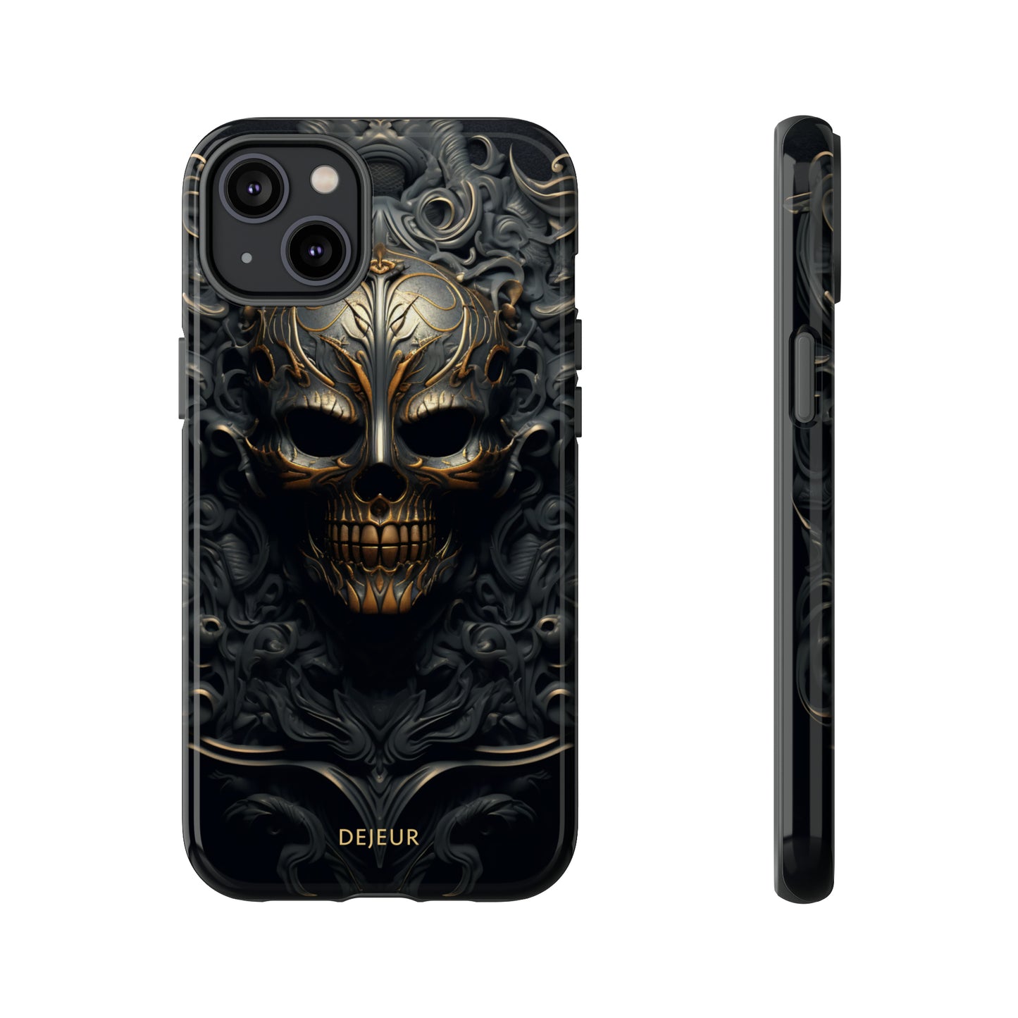 Dark Bronze Skull - iPhone Tough Case