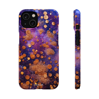 Cosmic Glitter Circles - iPhone Snap Case