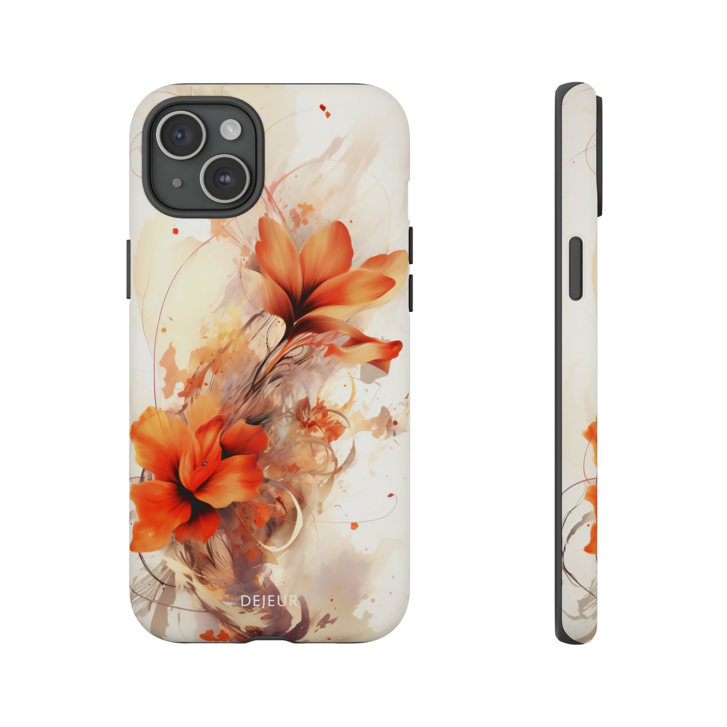 Classic Floral Beige - iPhone Tough Case