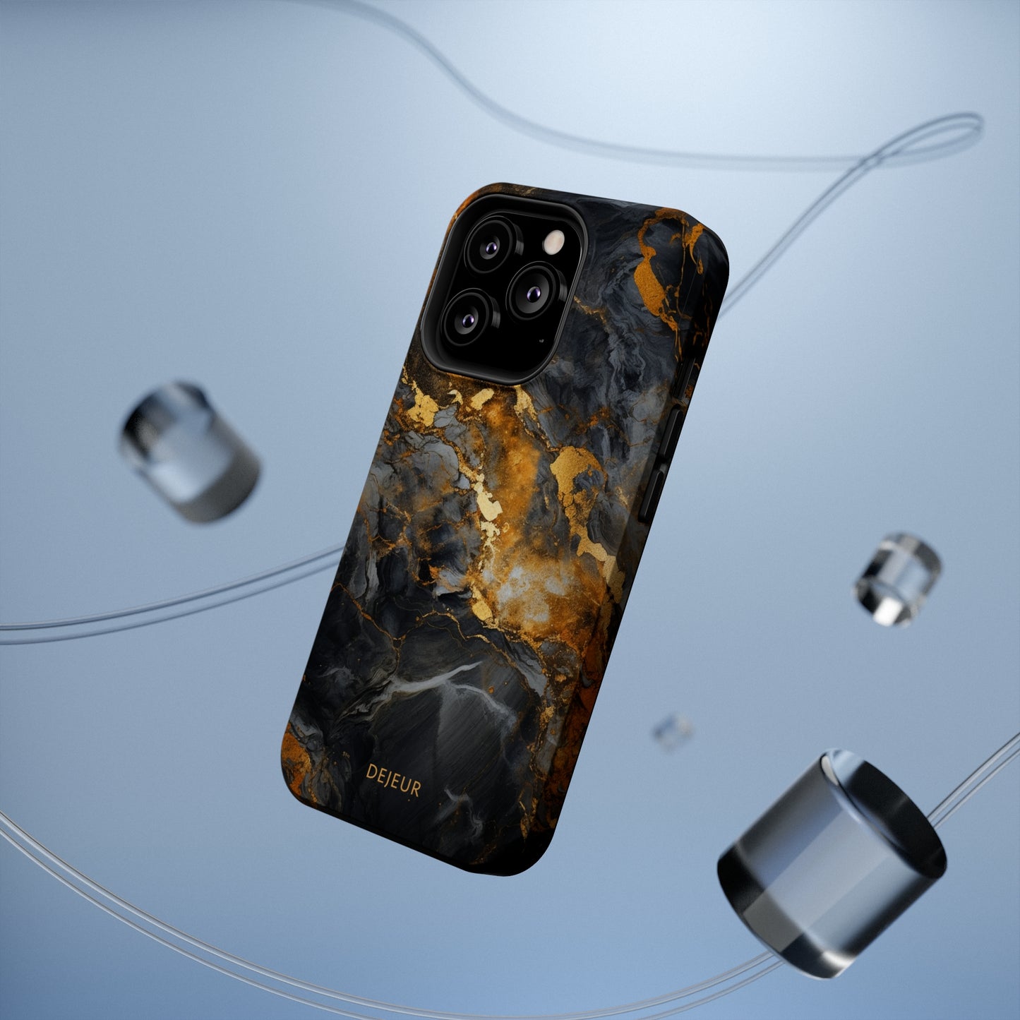 Platinum Gold Marble - iPhone MagSafe Tough Case