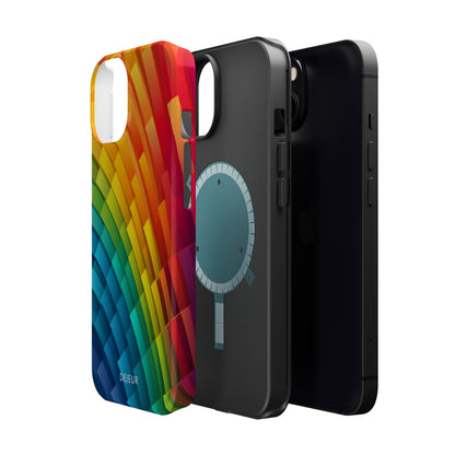 Rainbow Bars - iPhone MagSafe Tough Case