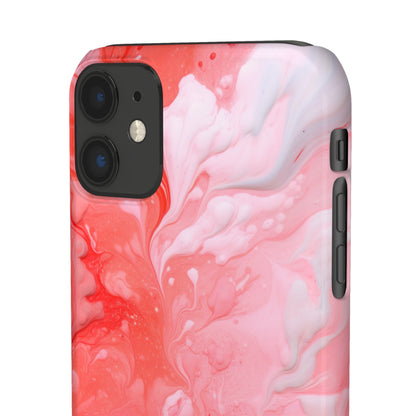 Rose Pink Marble - iPhone Snap Case