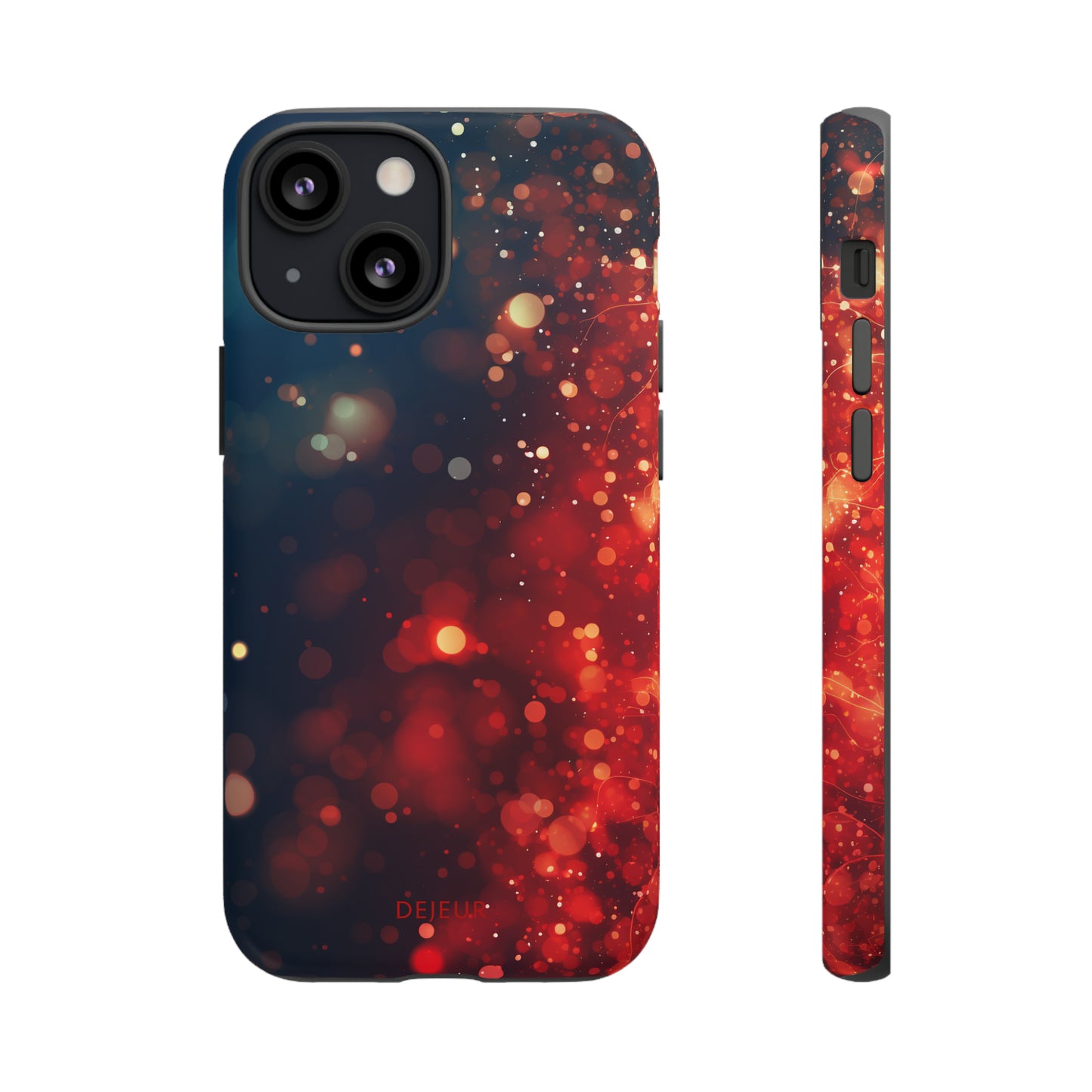 Midnight Red Shimmer - iPhone Tough Case