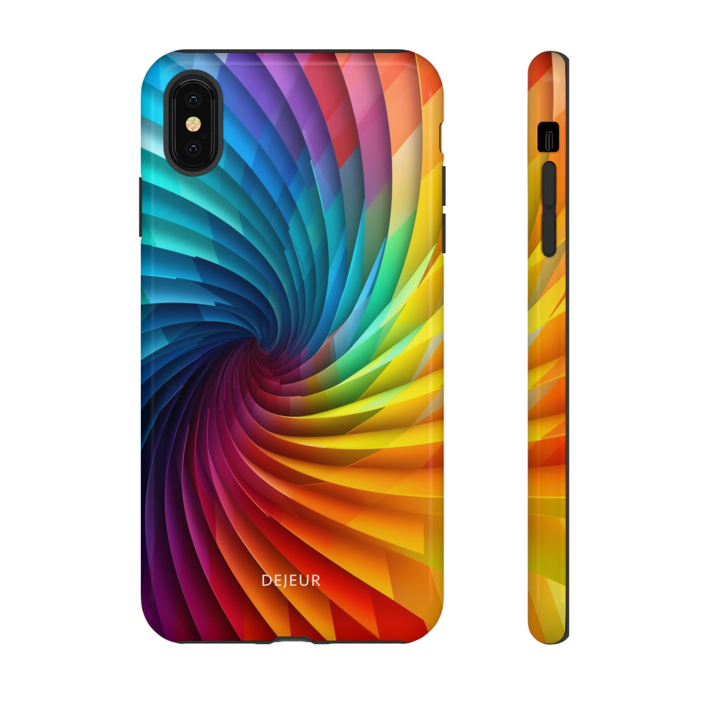 Rainbow Spiral - iPhone Tough Case