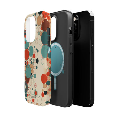 Pastel Line Circles - iPhone MagSafe Tough Case