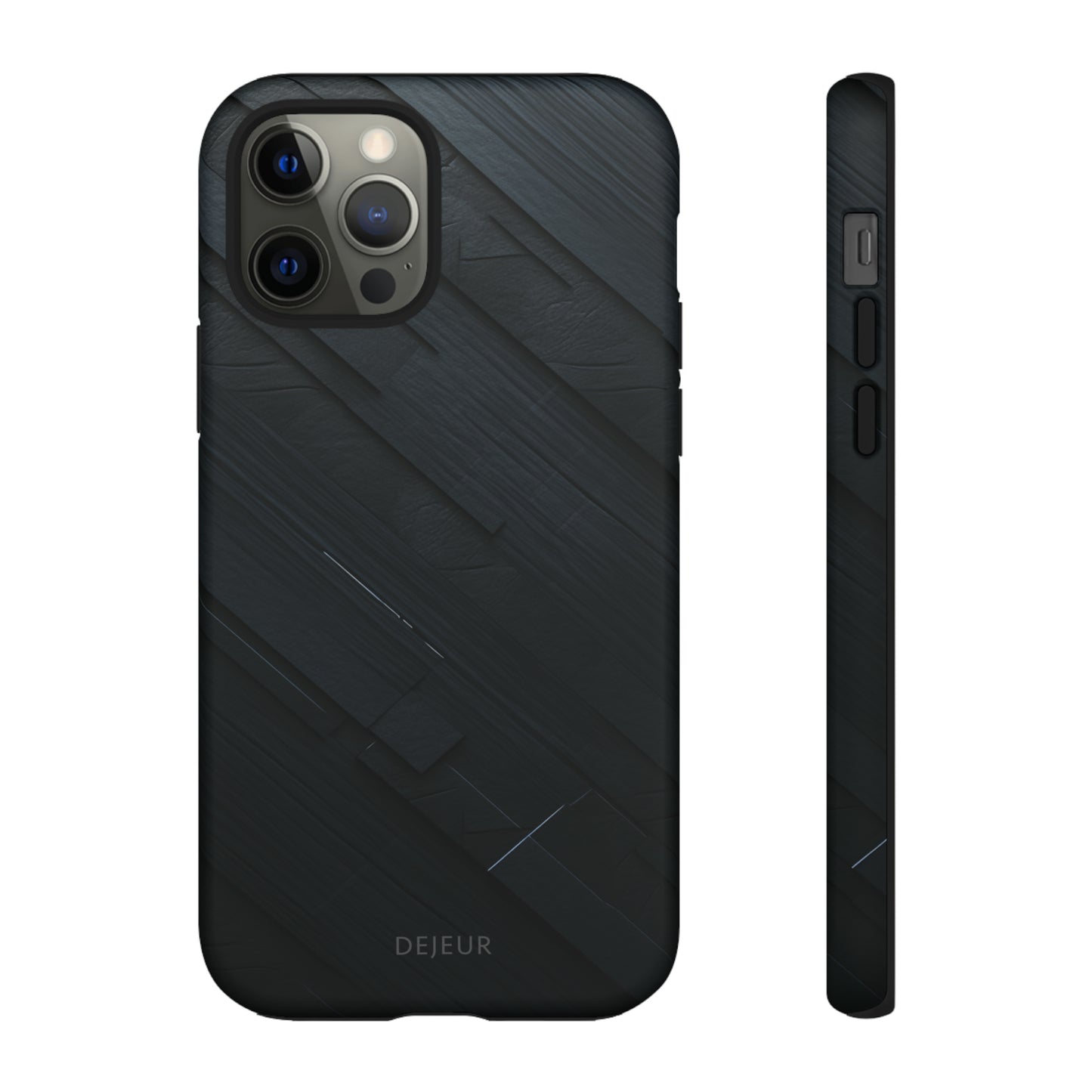 Synthetic Black Graphite - iPhone Tough Case