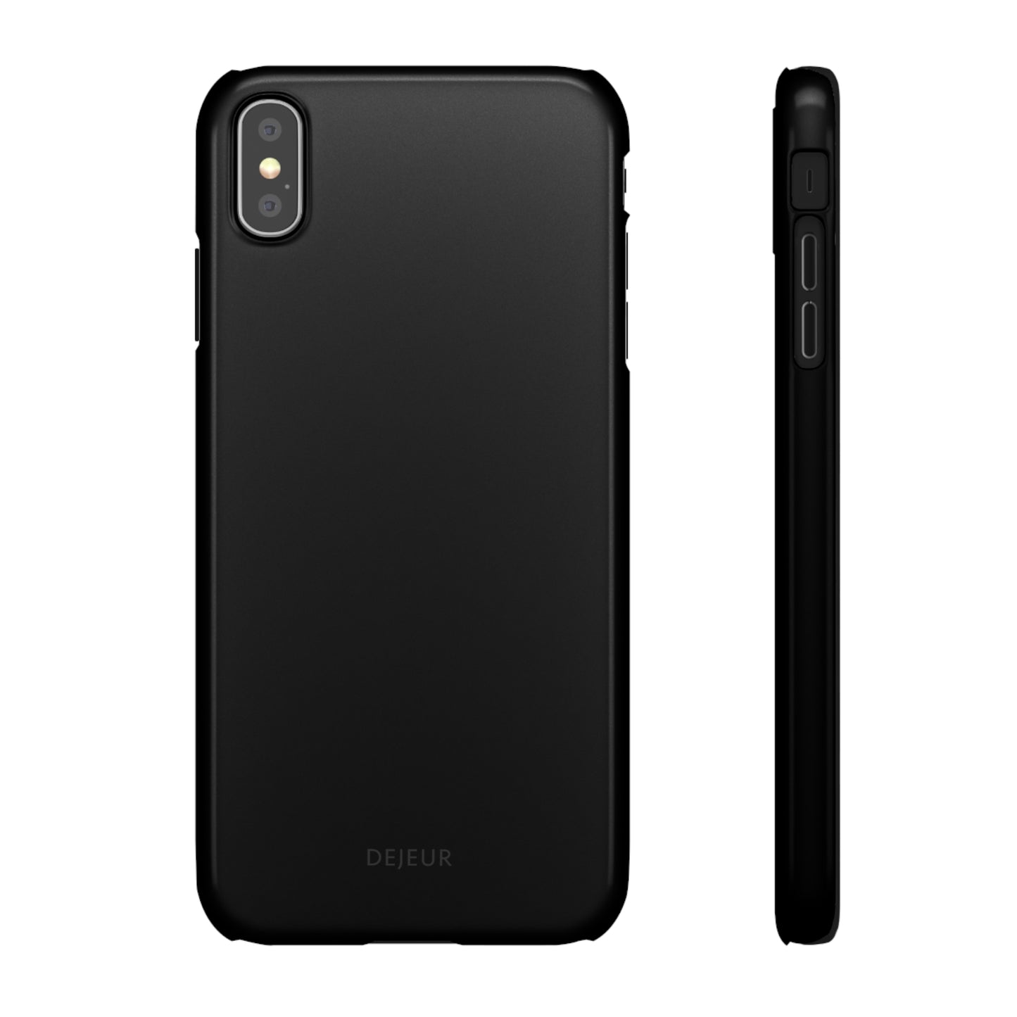 Pure Black - iPhone Snap Case