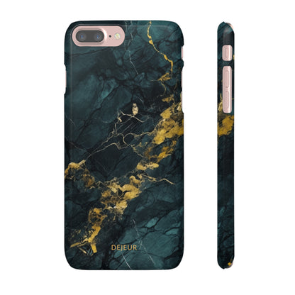 Gold Shadow Marble - iPhone Snap Case