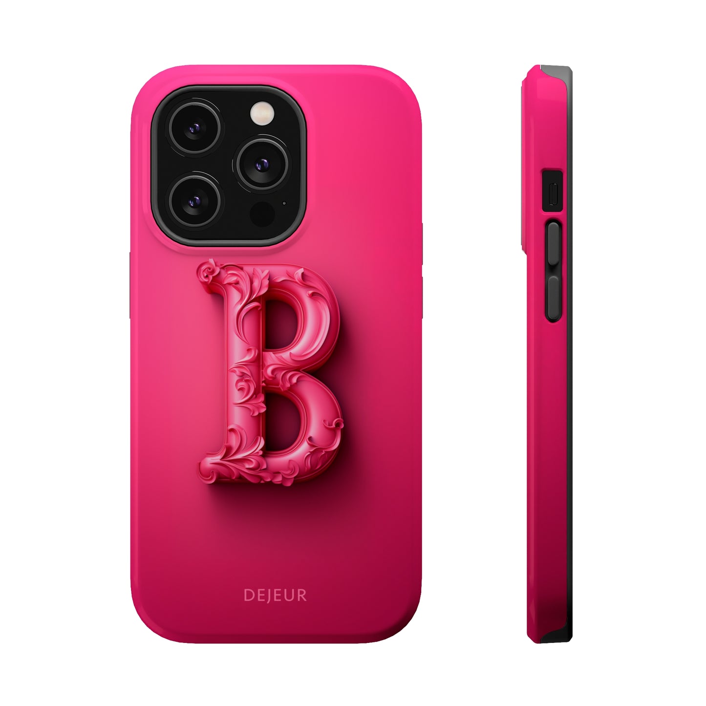 B Hot Pink - iPhone MagSafe Tough Case