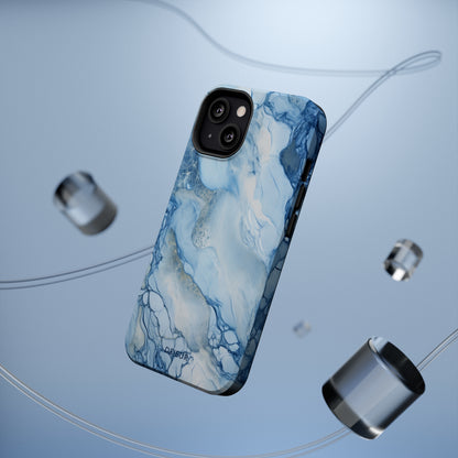 Sky Blue Marble - iPhone MagSafe Tough Case