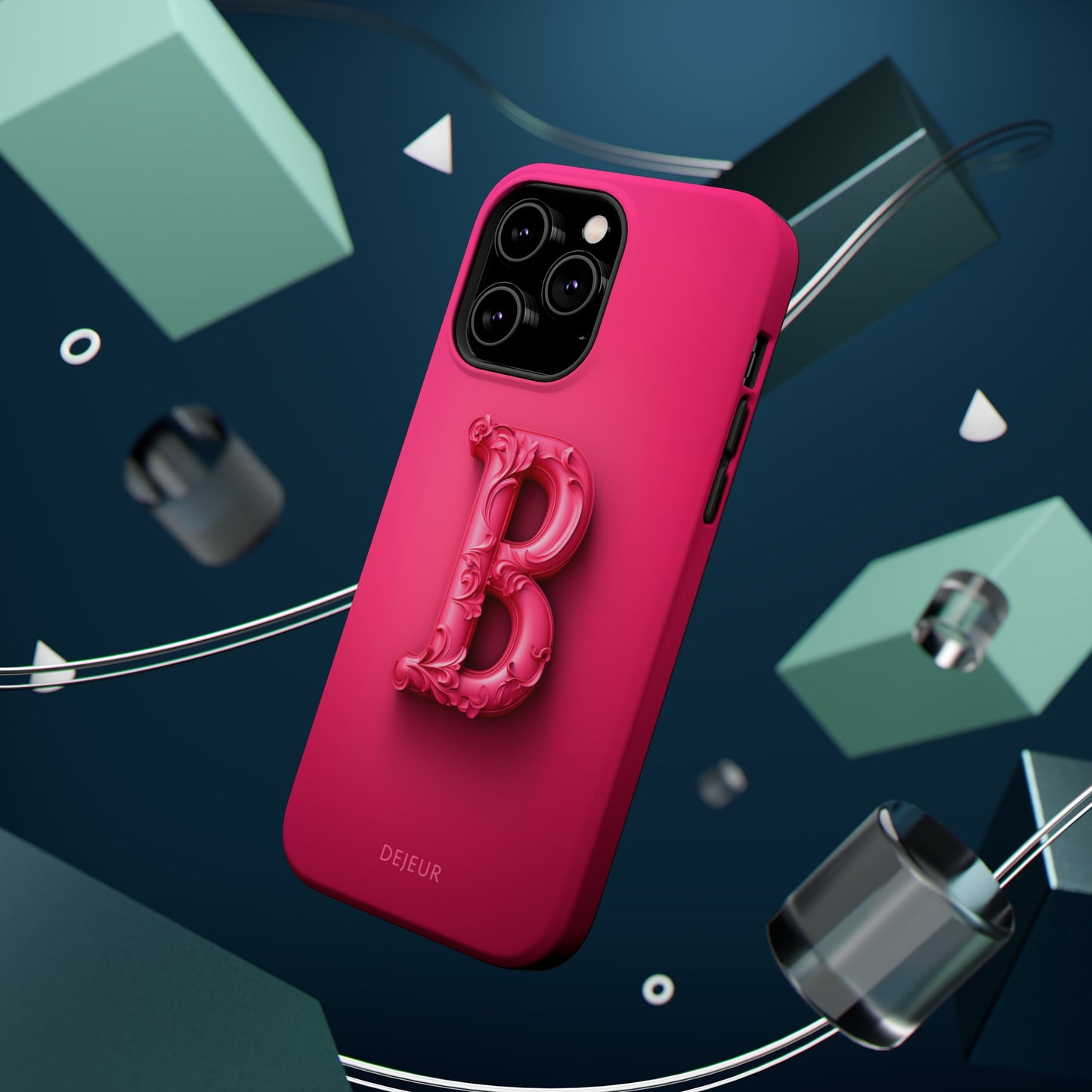 B Hot Pink - iPhone MagSafe Tough Case