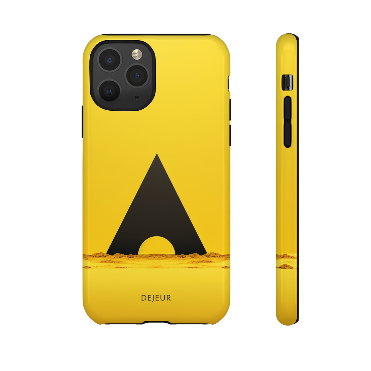 Sun Triangle Yellow - iPhone Tough Case