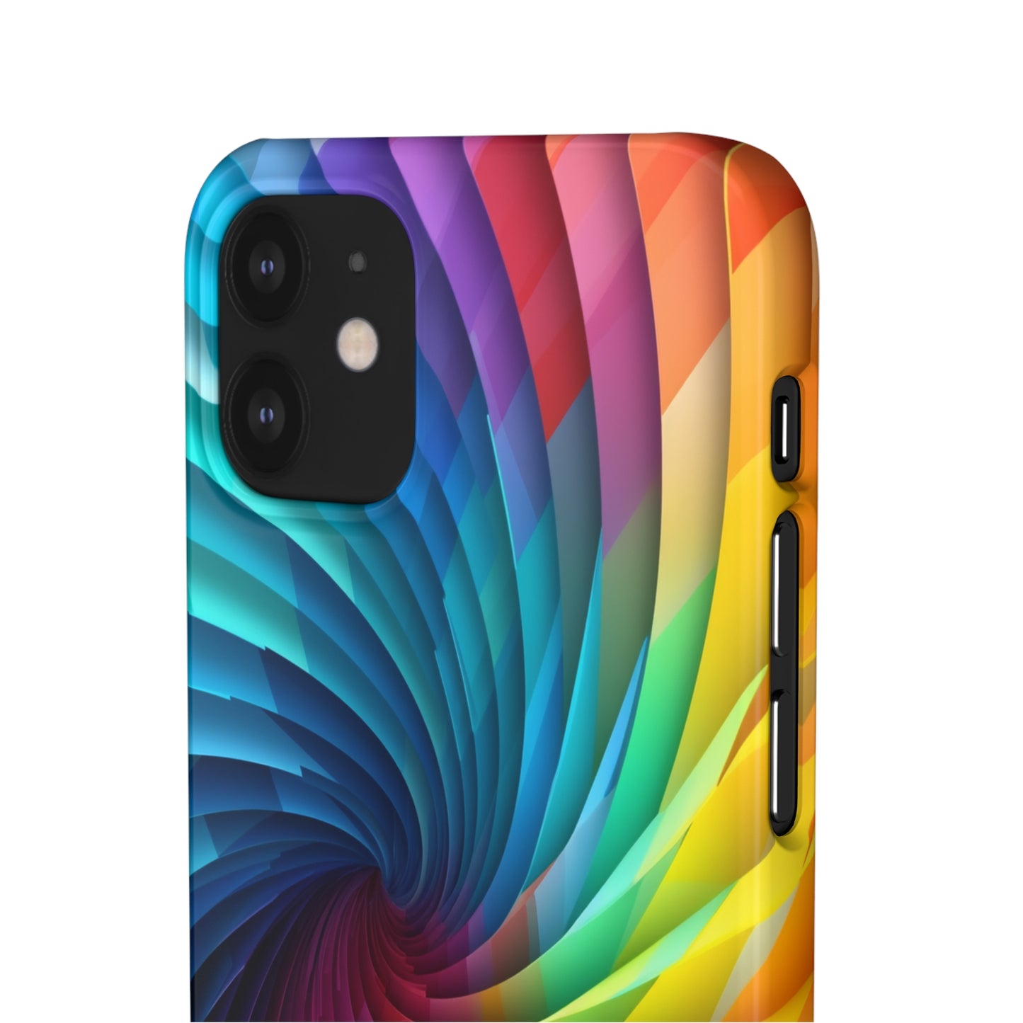 Rainbow Spiral - iPhone Snap Case