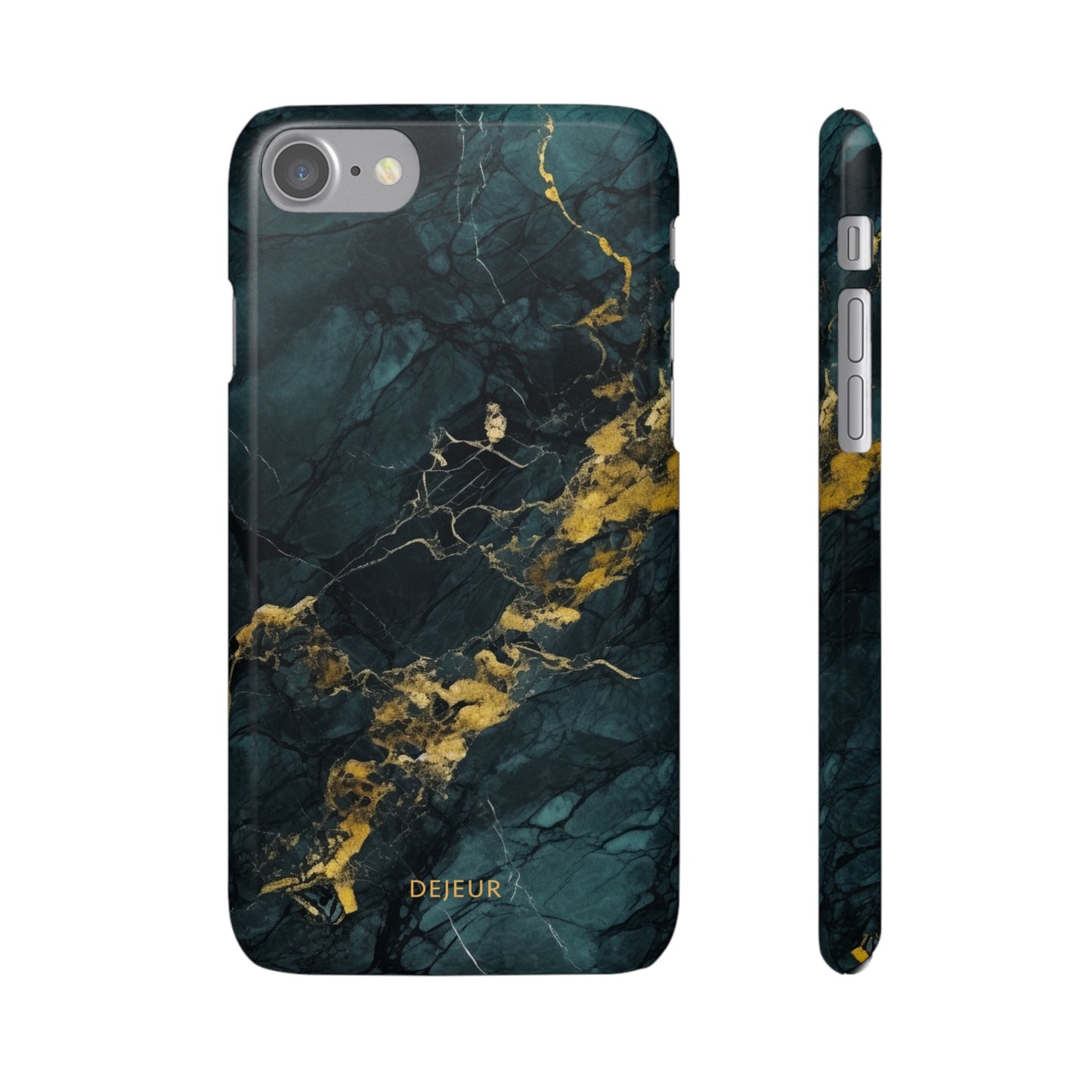 Gold Shadow Marble - iPhone Snap Case