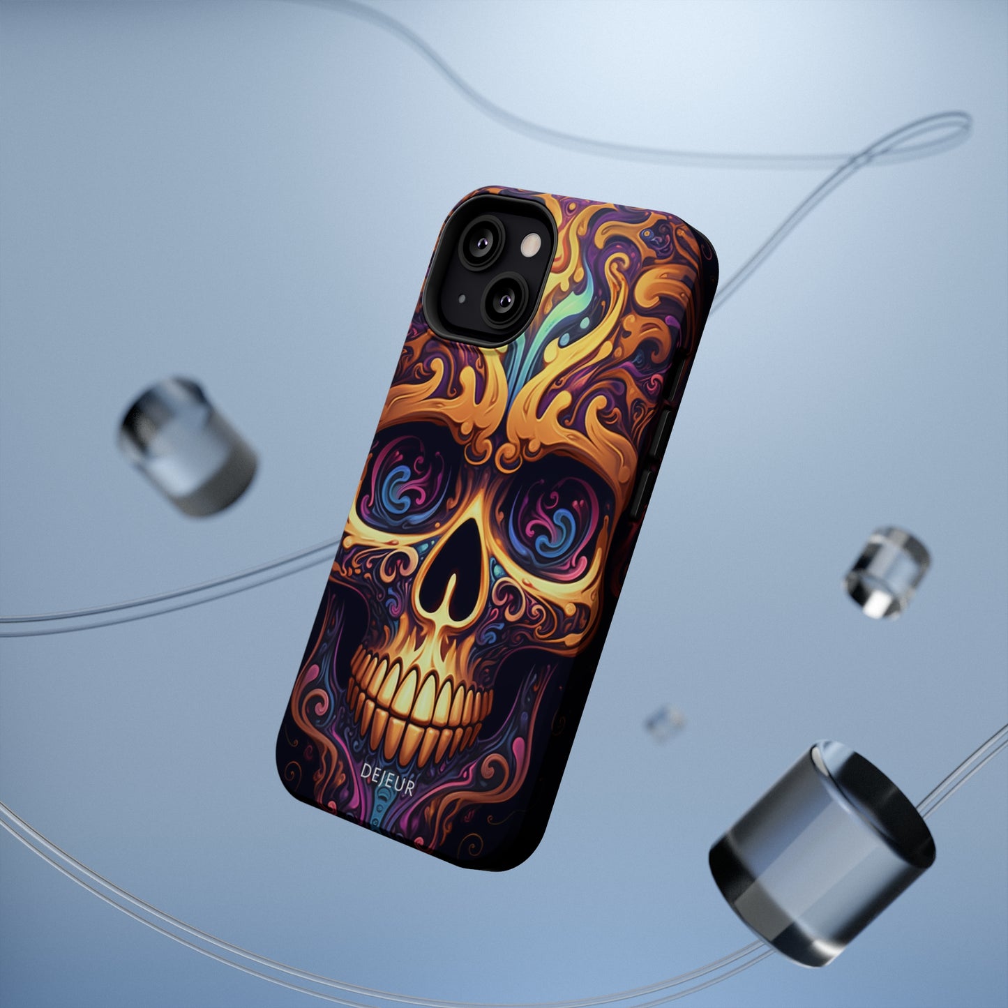 Paisley Skull - iPhone MagSafe Tough Case