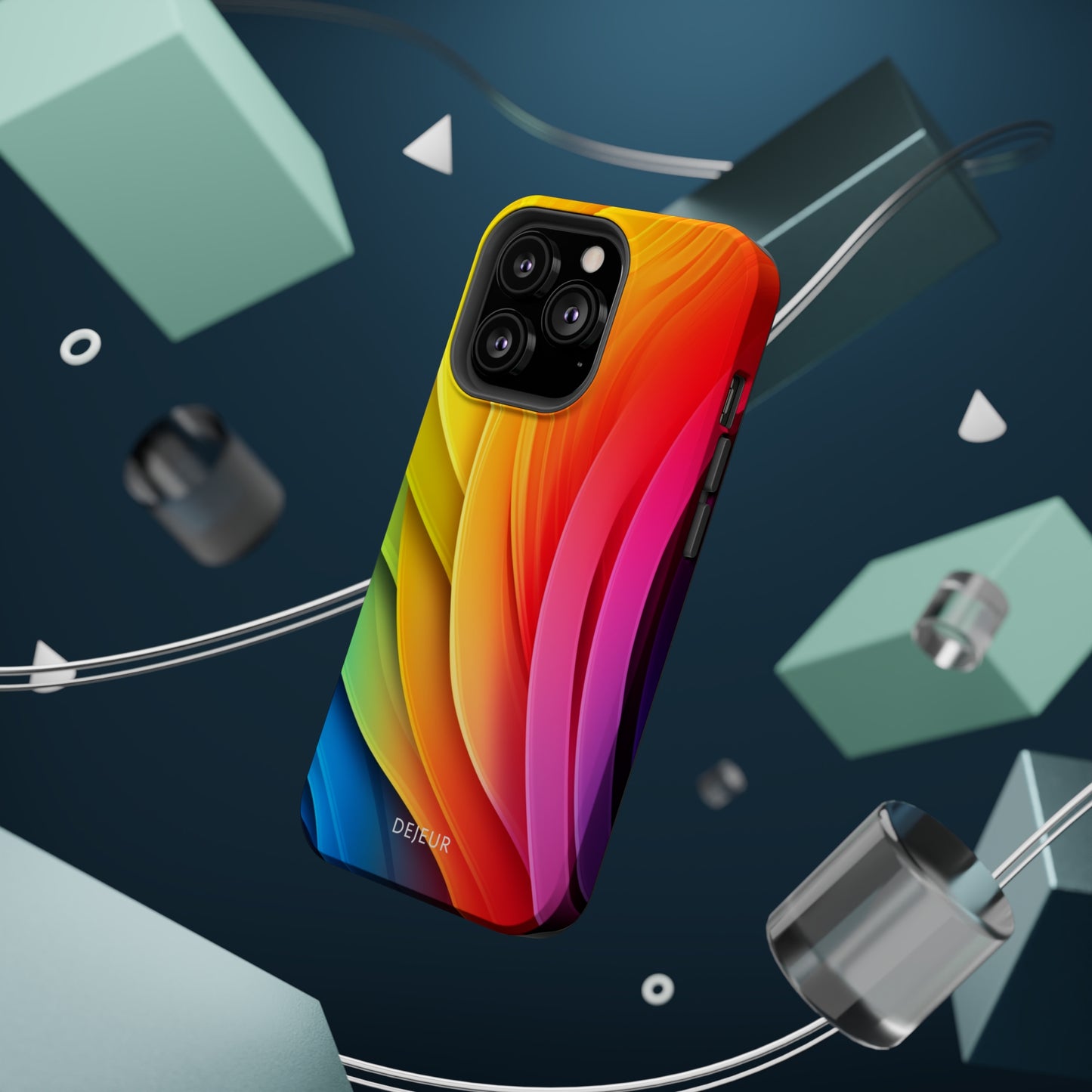 Rainbow Layers - iPhone MagSafe Tough Case