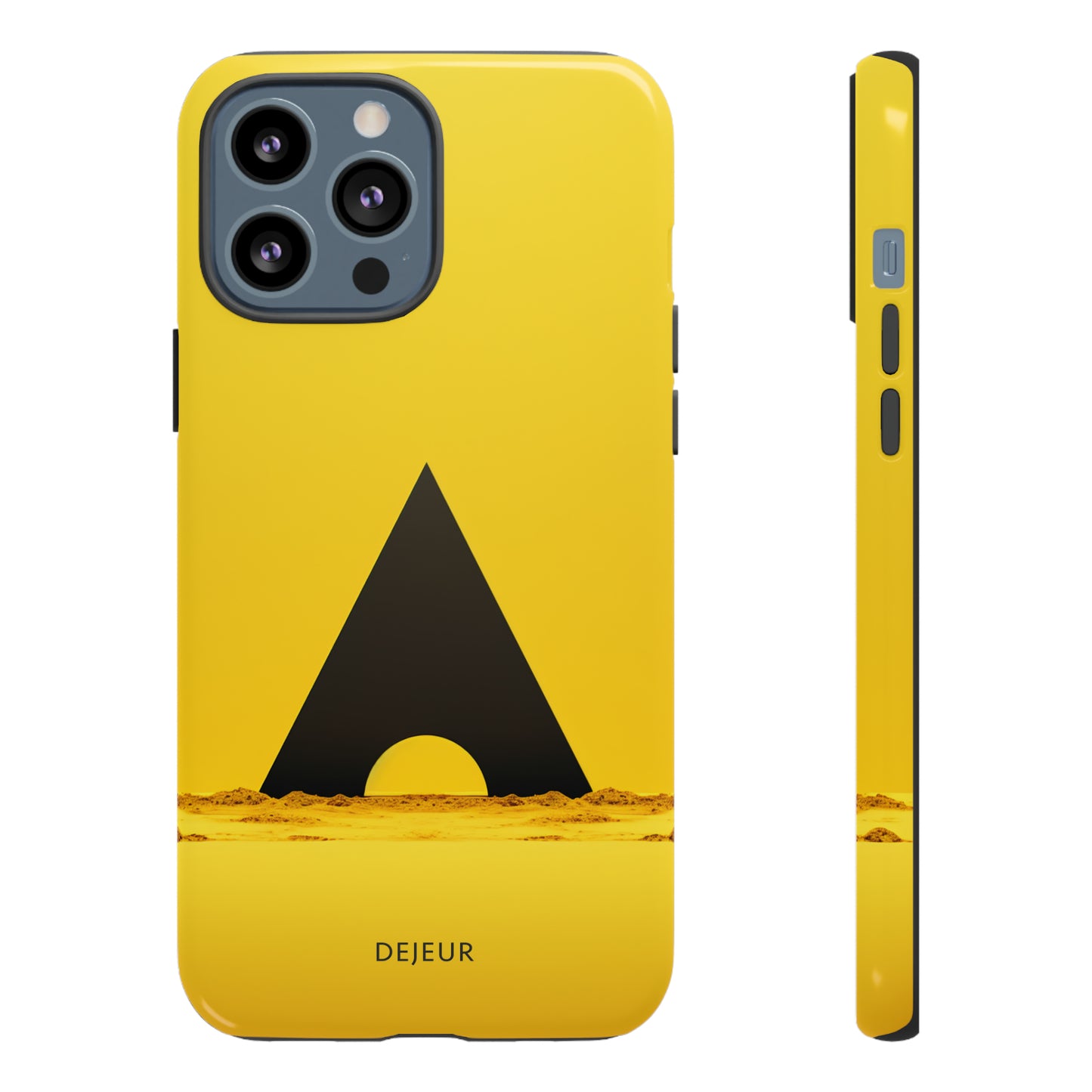 Sun Triangle Yellow - iPhone Tough Case