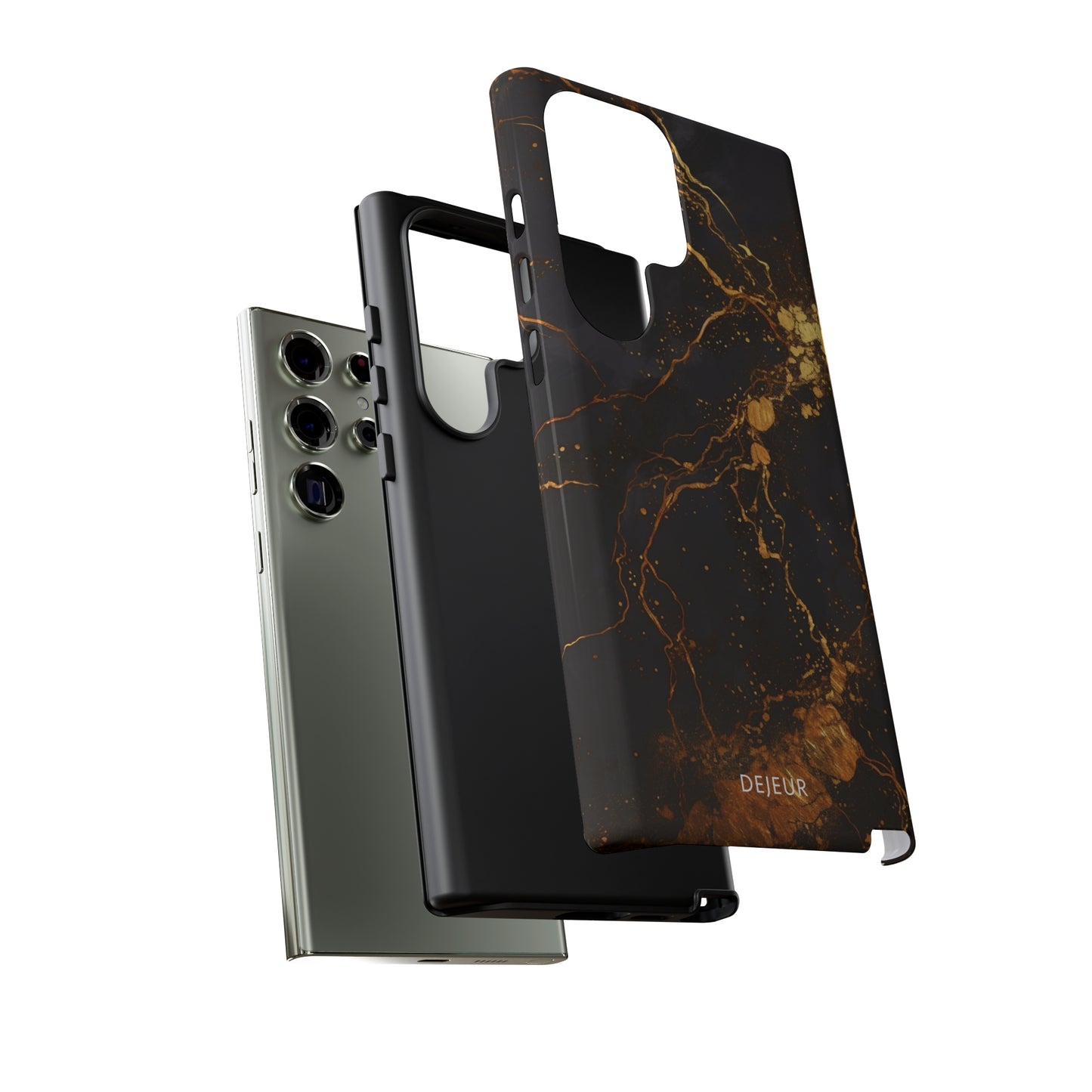 Dark Gold Amber Marble - Samsung Galaxy Tough Case