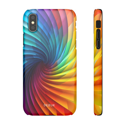 Rainbow Spiral - iPhone Snap Case