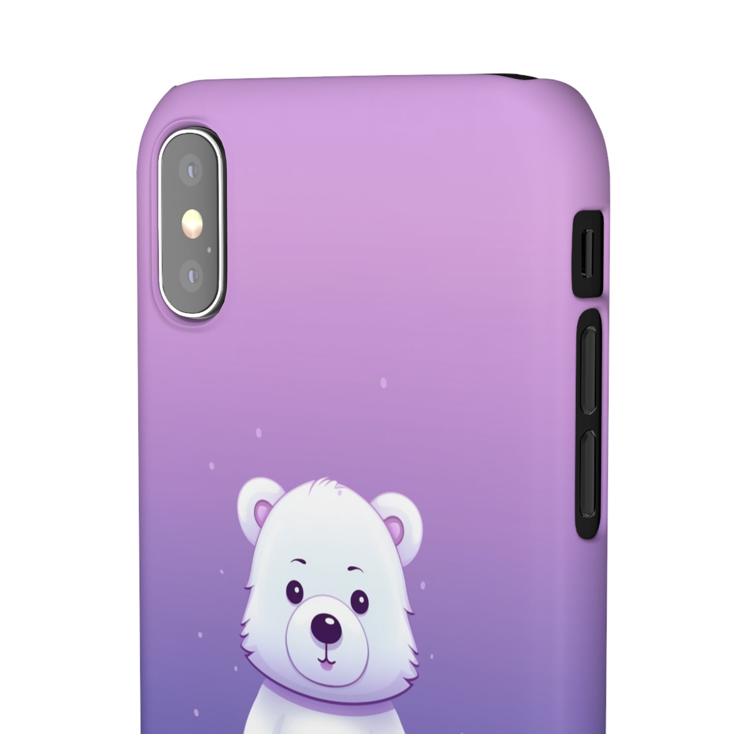 Violet Bear - iPhone Snap Case