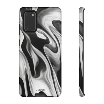 Misty Waves Monochrome - Samsung Galaxy Tough Case