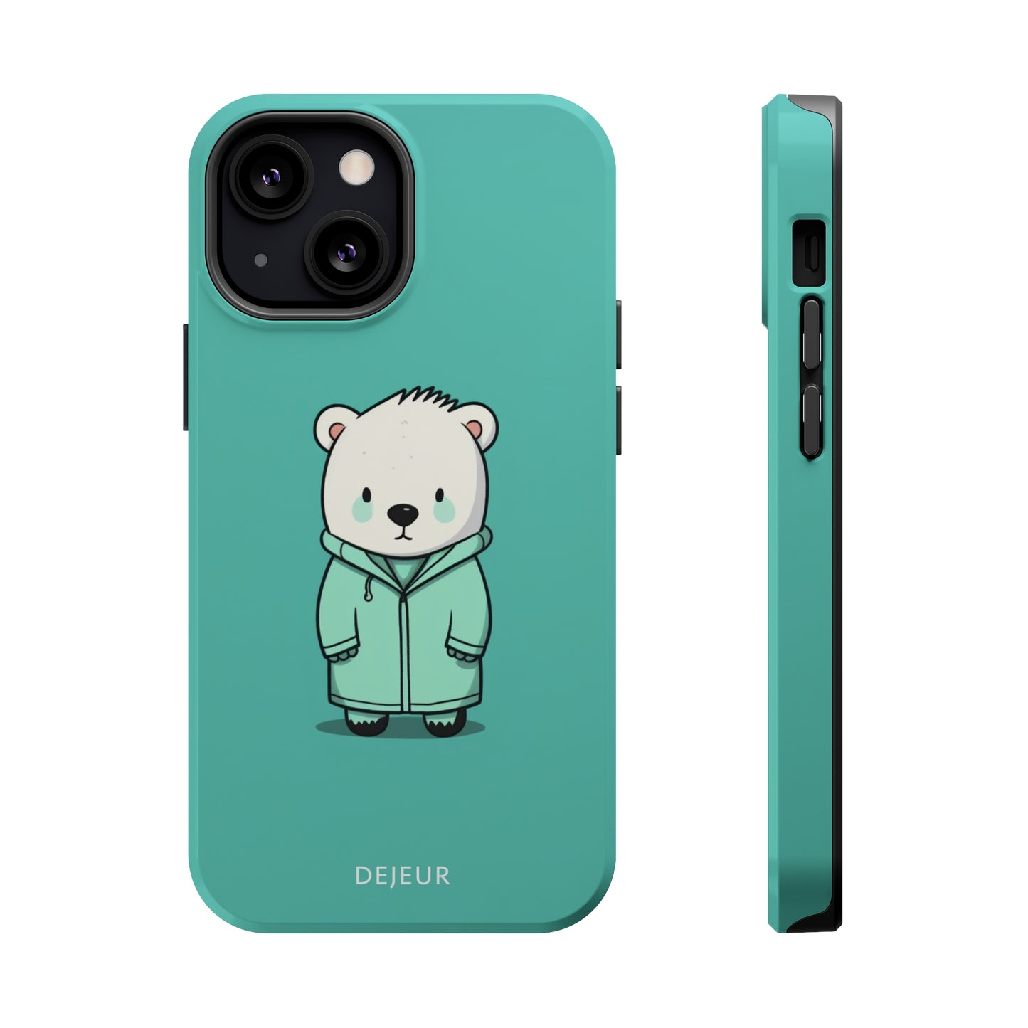 Aqua Coat Bear - iPhone MagSafe Tough Case