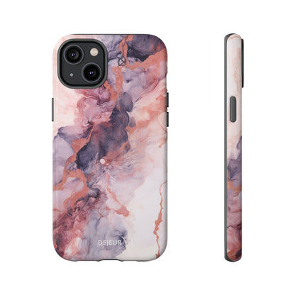 Royal Purple Marble - iPhone Tough Case