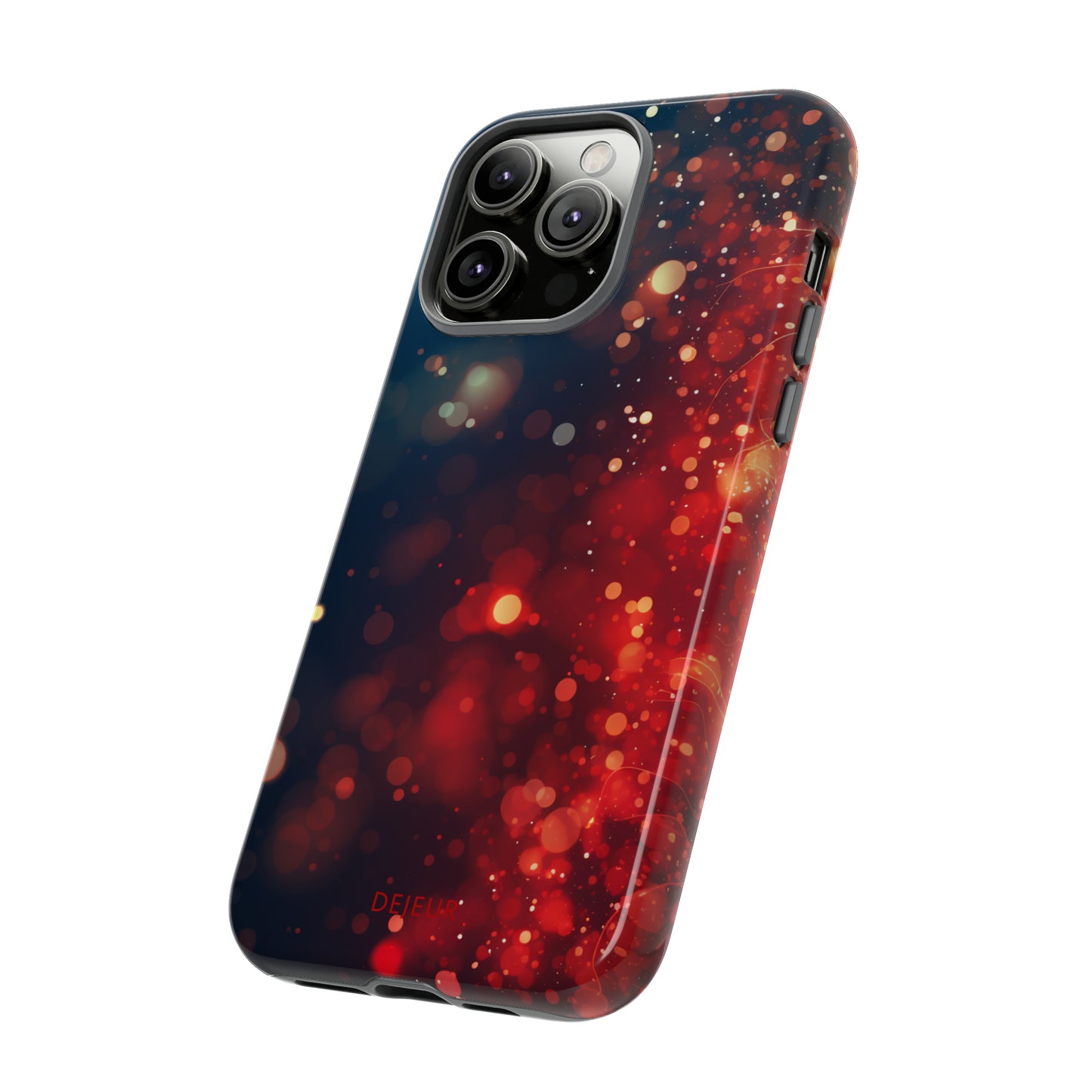 Midnight Red Shimmer - iPhone Tough Case