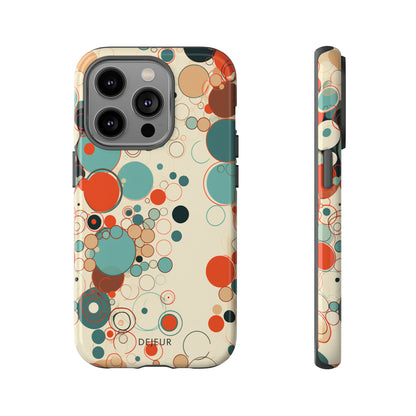 Pastel Line Circles - iPhone Tough Case