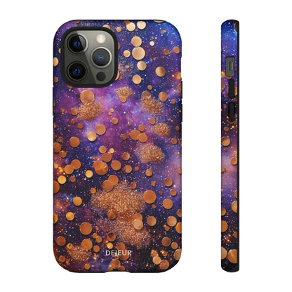 Cosmic Glitter Circles - iPhone Tough Case