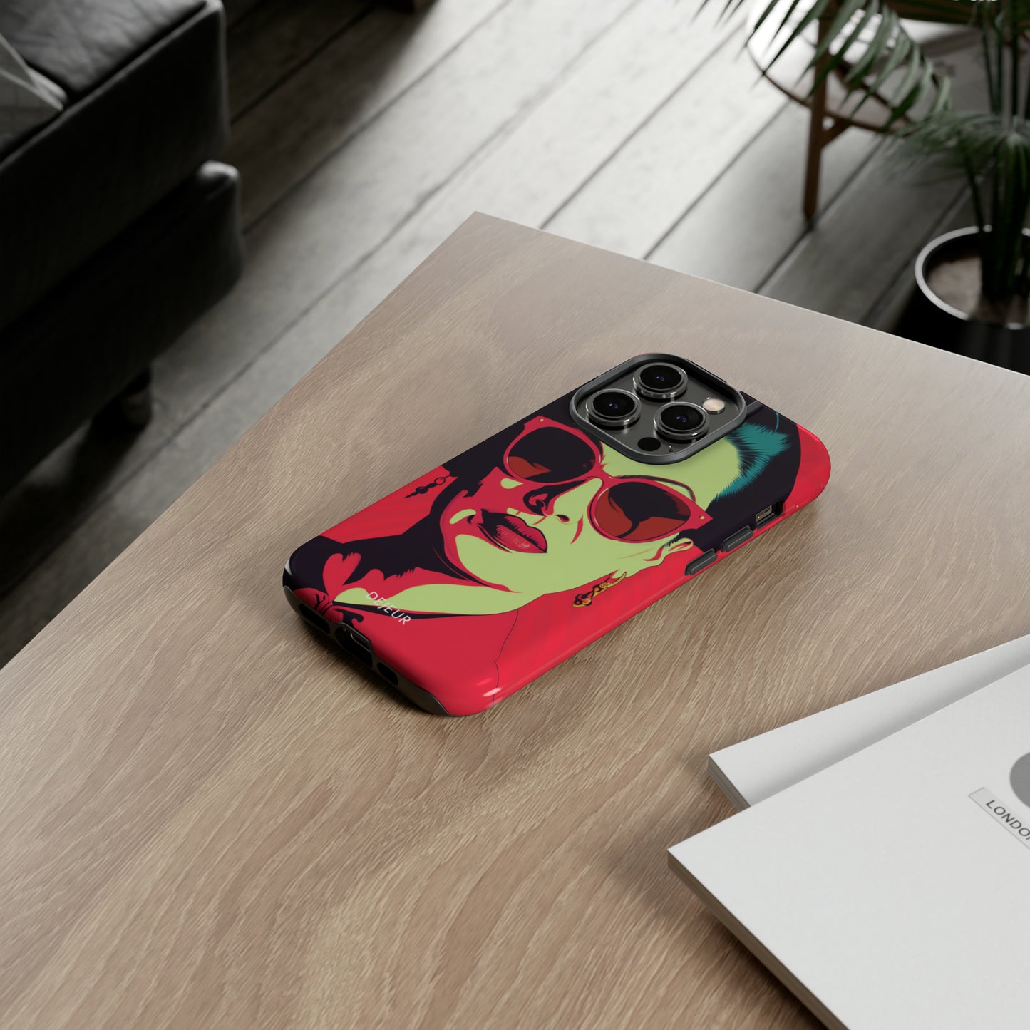 Umm Kulthum Red - iPhone Tough Case